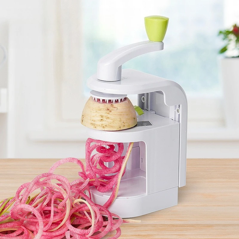 

Manual spiral vegetable cutter multi-functional fruit and vegetable cutter pasta machine cucumber carrot kitchen tool