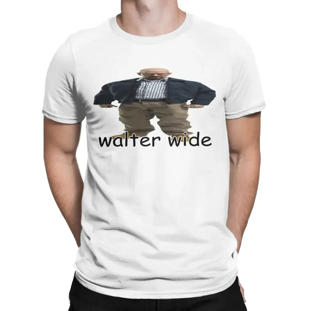 Erkekler t-shirt Walter geniş kırma kötü başar pamuk Tee gömlek kısa kollu T Shirt O boyun giyim hediye fikri  men clothing