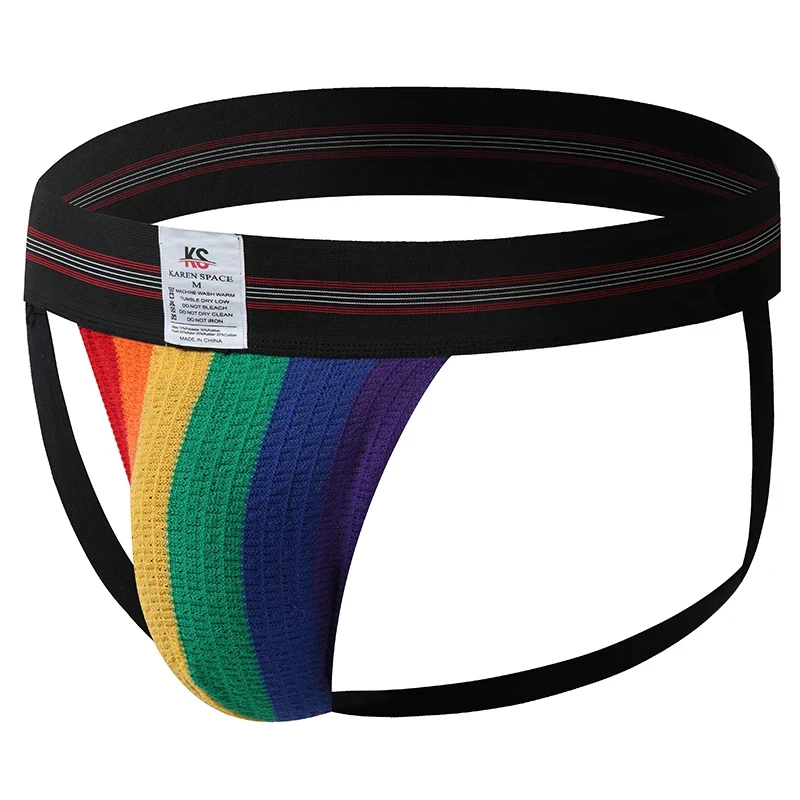 

Sexy Men's Underwear Briefs Athletic Jock Strap Supporter Men Jockstrap Wide Waistband Backless Thongs