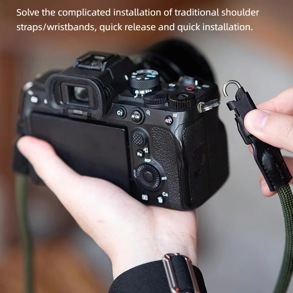 Quick Release Camera Connector Buckle for Shoulder Strap Neck Wrist Sony Canon Nikon Panasonic Fuji Micro Single SLR Anchor Bean