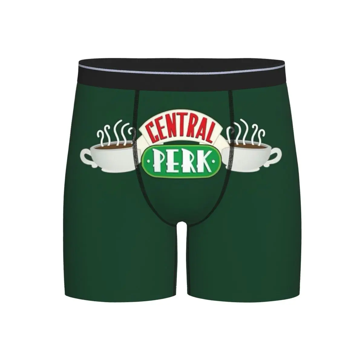 

Long Boxer Underpants Shorts Central Perk Friends TV Show Panties Men's Comfortable Underwear for Homme Man Boyfriend Gift