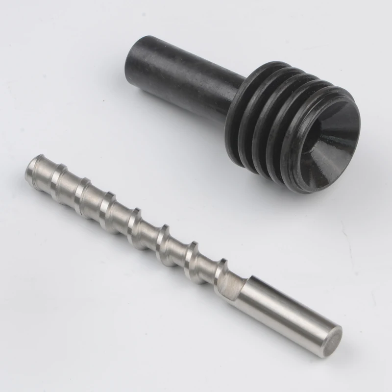 8MM x 82MM Ceramic Mud Powder Extruder Micro Screw Throat Feed Rod Feed Rod 3D Printer Accessories