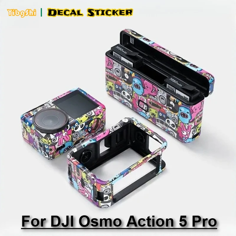 

Наклейка для Osmo Action 5 Pro, наклейка для камеры DJI Osmo Action 5 Pro, наклейка Action 5pro, обертывающая пленка
