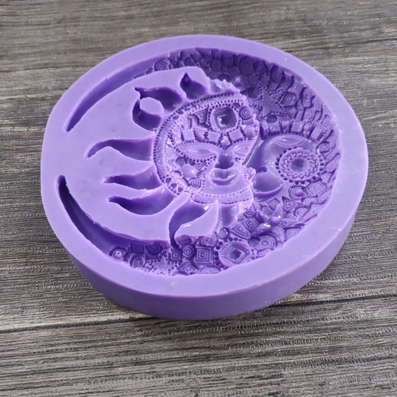 

M17D Moon for Sun Silicone Mold Resin Mold for DIY Craft Jewelry Tool
