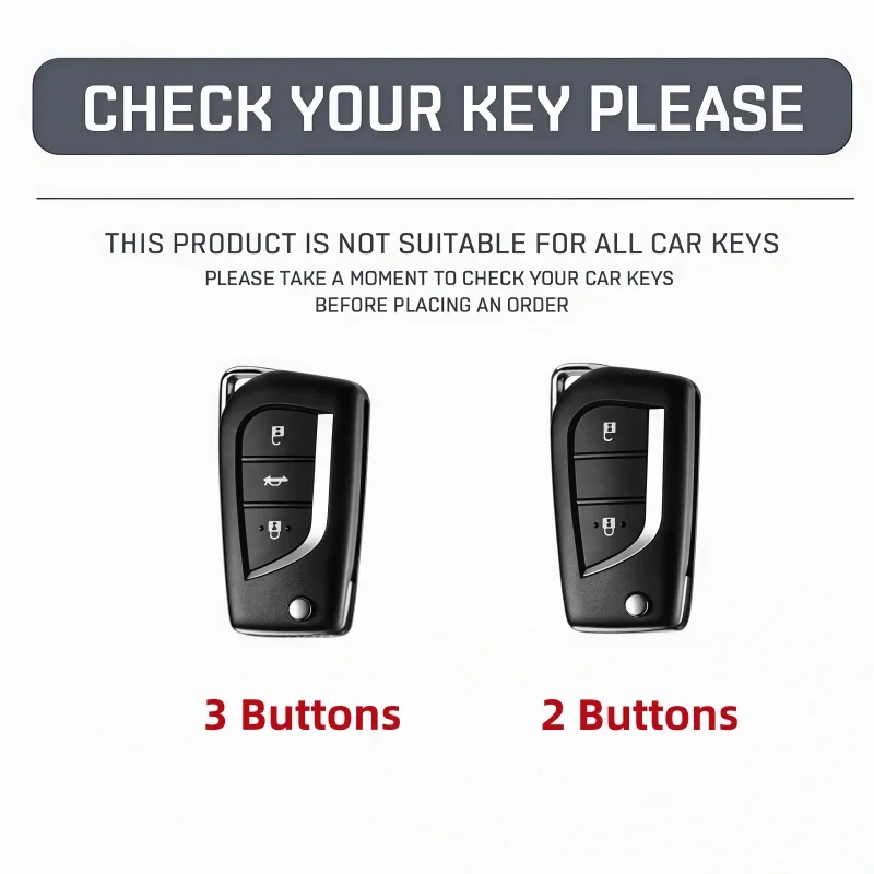 For Toyota RAV4 Levin Camry Reiz Highlander Corolla Yaris Verso Avensis Aygo Leather Cars Key Case Cover Shell Accessories