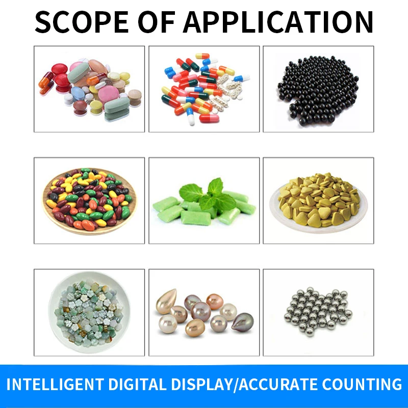 DXS-2A Automatic high speed pill tablet capsule counting machine Intelligent Electronic Counting Machine Laboratory Pill Tablet