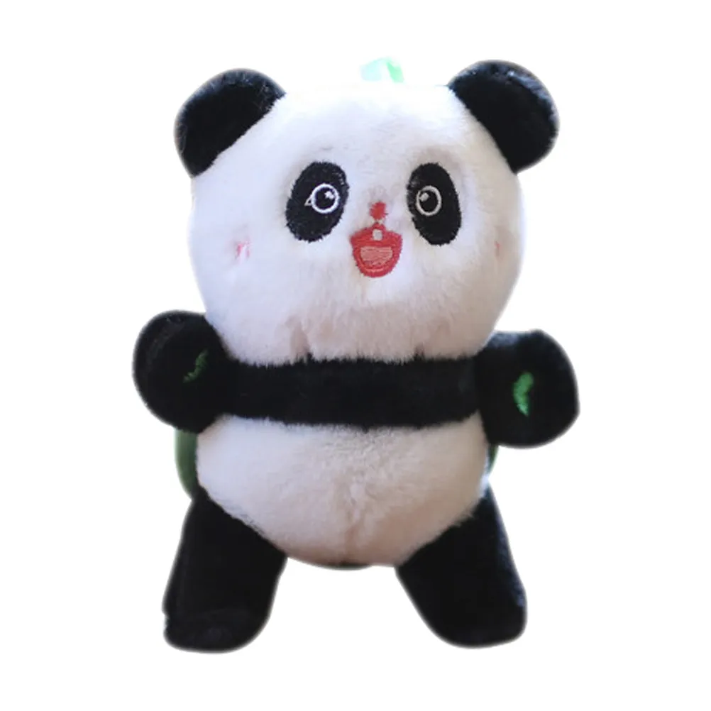 

Adorable Panda Keychain Soft Hanging Charm for Bags Backpacks Purse Car Mirror Decor Cute Animal Pendant Gift Idea
