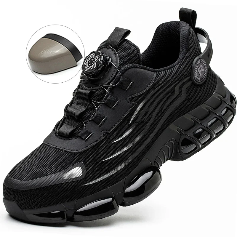 Onverwoestbare stalen neus beschermende veiligheidsschoenen antislip slijtvaste werkschoenen heren stoere comfortabele sneakers nieuw