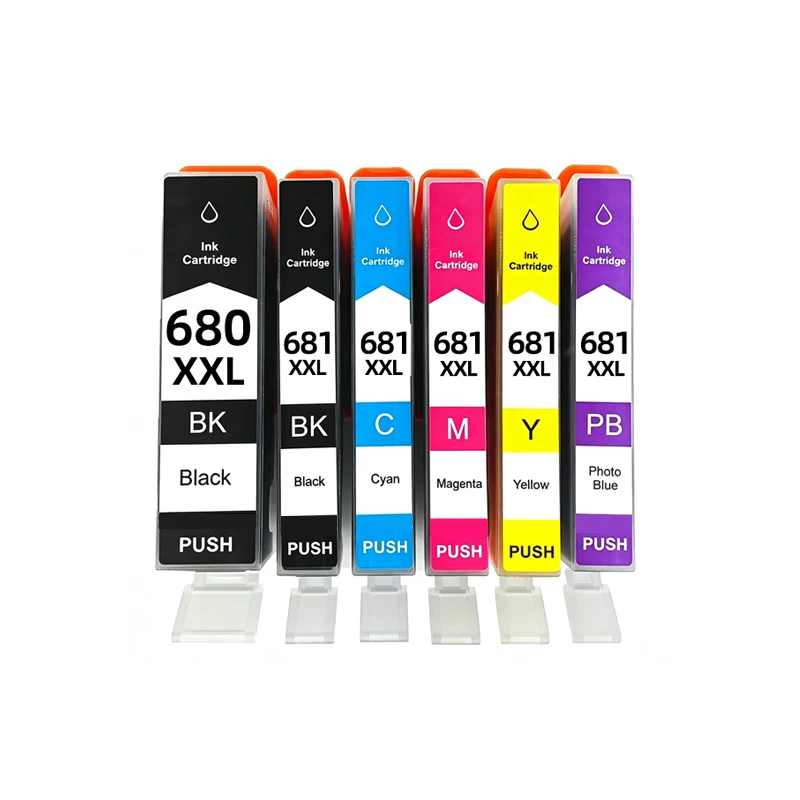 PGI-680 CLI-681 XXL PGI-680XXL Ink Cartridge Compatible for Canon TR7560 TR8560 TS6160 TS6260 TS8160 TS8260 TS9160 TS9560 TS706