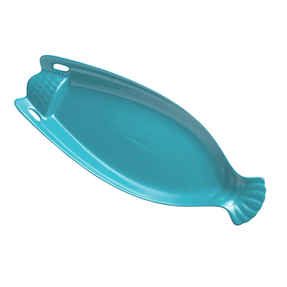 

Ceramic Tableware Creative Plate Fish Shaped Dish 14inch White Eye-Catching Attractive Design for All Events Ceramic Tableware