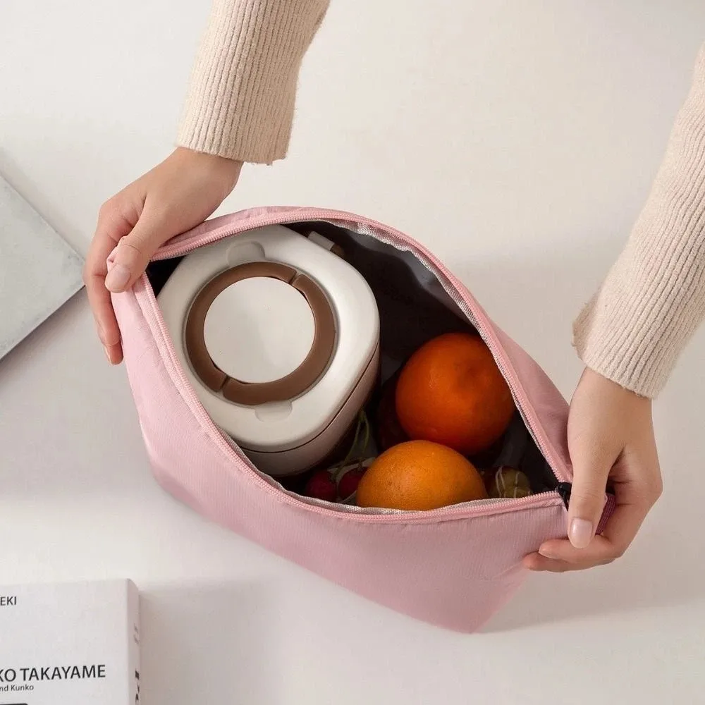 

Thickened Insulated Lunch Bag Large Capacity Thermal Storage Food Storage Bag Waterproof Oxford Cloth