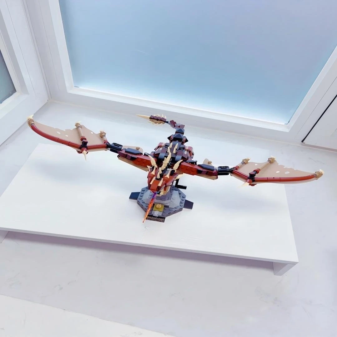 伝説の危険な飛龍76406 組み立てブロックセット クリスマスギフトに最適 レゴ互換パーツ、671ピース