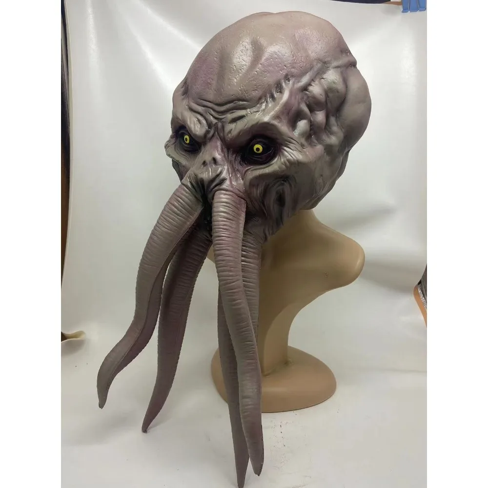 Cosplay Baldur 'S Gate 3 Illithid Masker Halloween Mindflayer Octopus Monster Rekwisieten Cosplay Kostuum