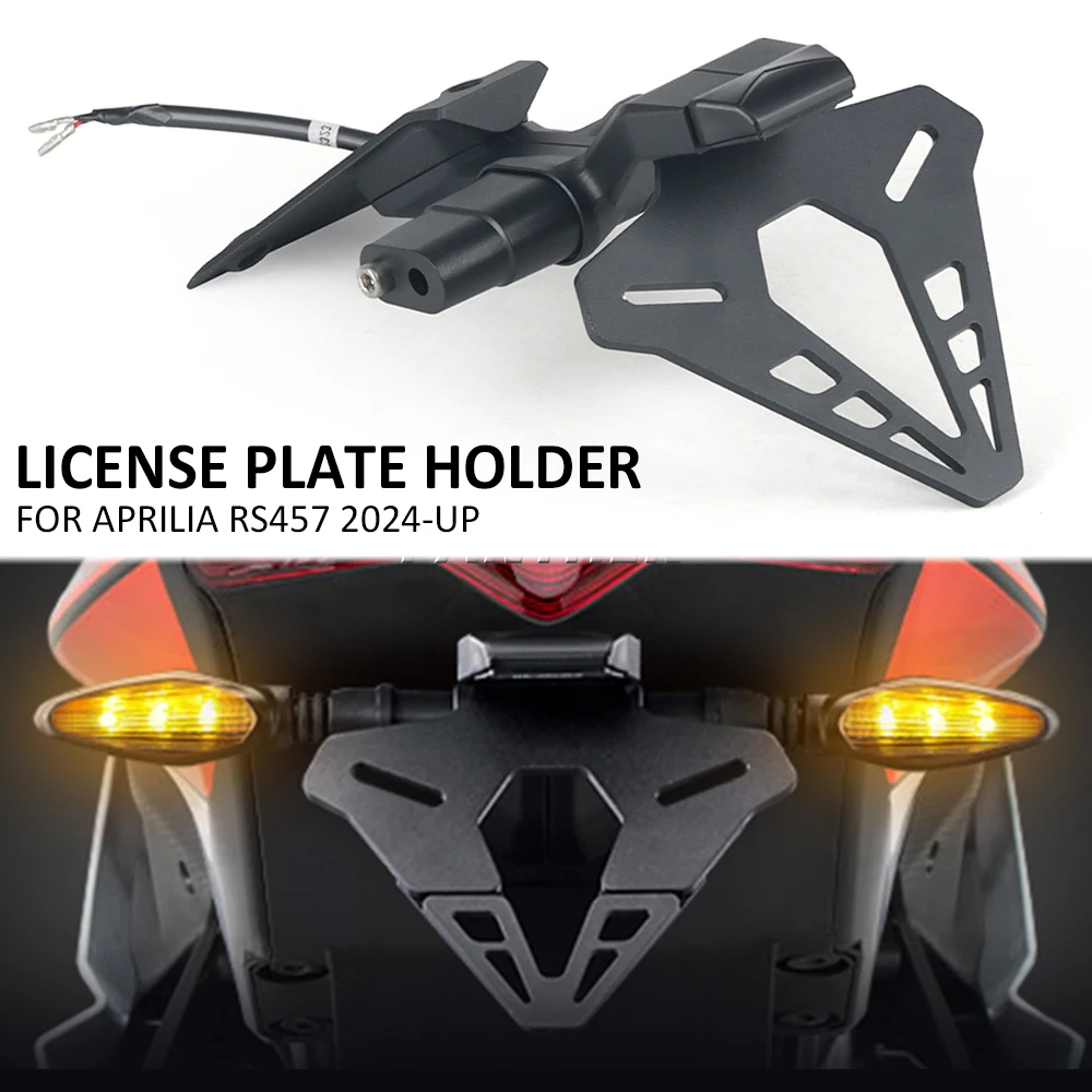 

Motorcycle Rear Short Tail Stock License Plate Holder Tailstock Frame Bracket Kit For Aprilia RS457 RS 457 2024 2025