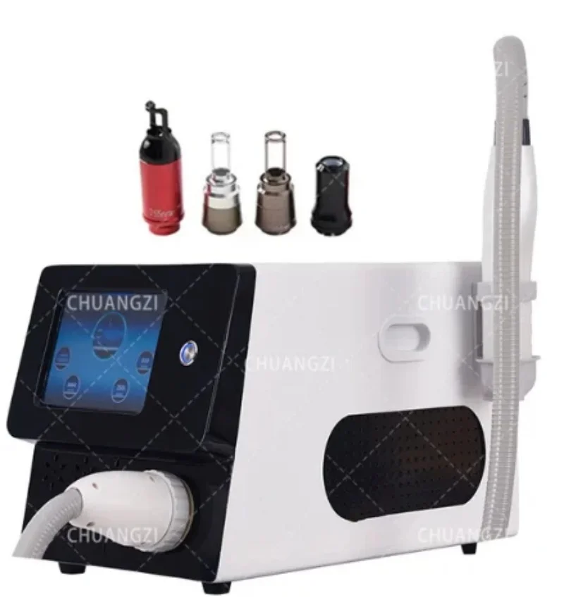 New Protable Picosecond Laser Nd Yag Tattoo Removal Machine 1064nm 755nm 532nm Pico Q Switched