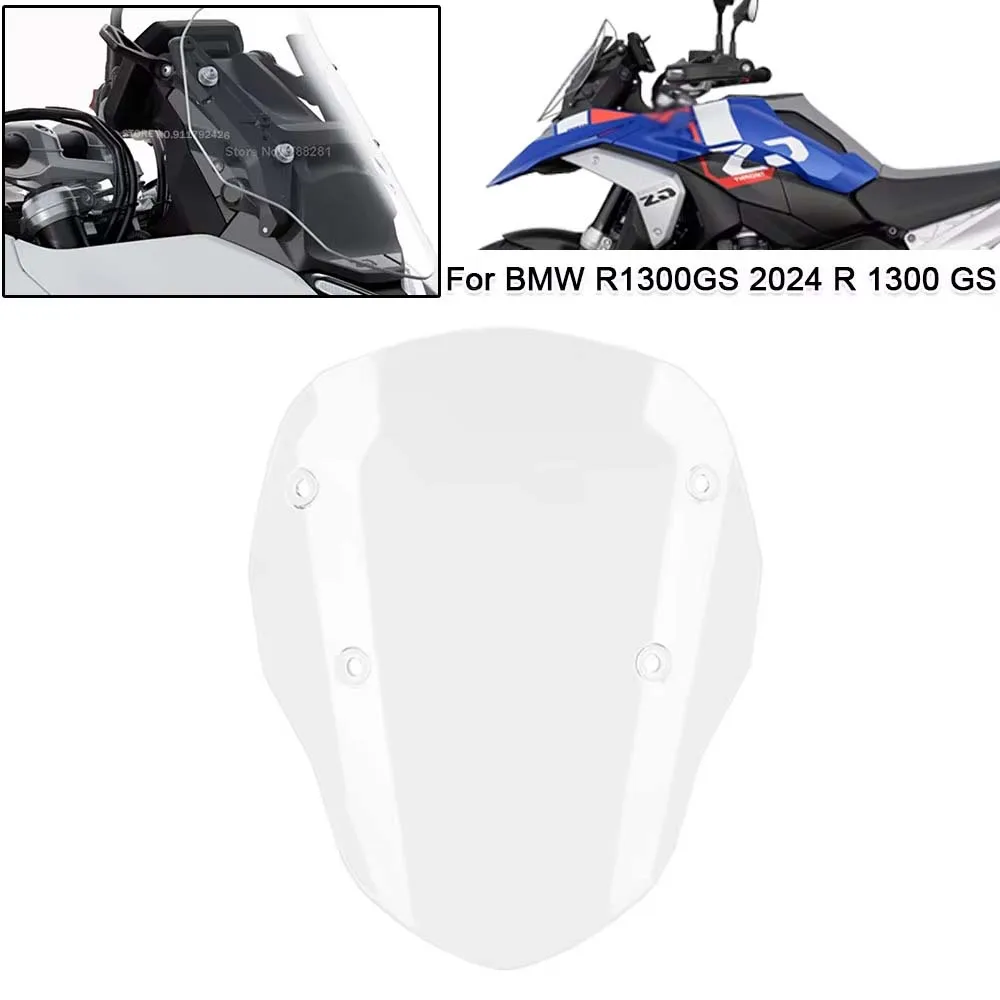 

For BMW R1300GS 2024 R 1300 GS GSR1300 R 1300GS Windshied Motorcycle Front Wind Deflector Screen Protective Cover Windscreen