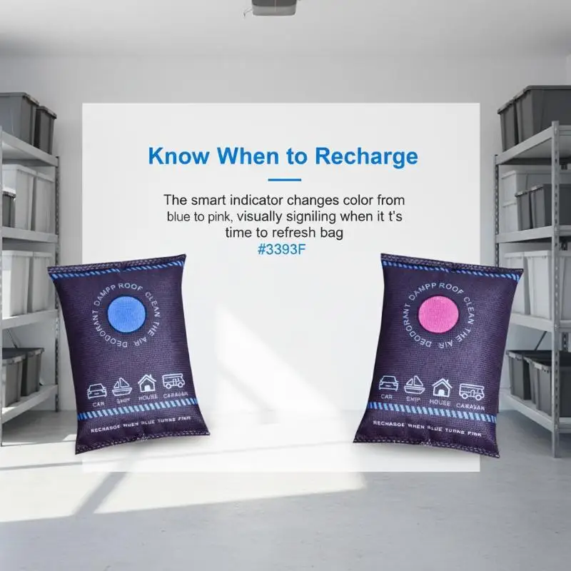 100/200/400G Reusable Silicone Dehumidifier Bag Cabinet Moisture Absorber Dampness Preventer Drying Bag Car Interior Accessories