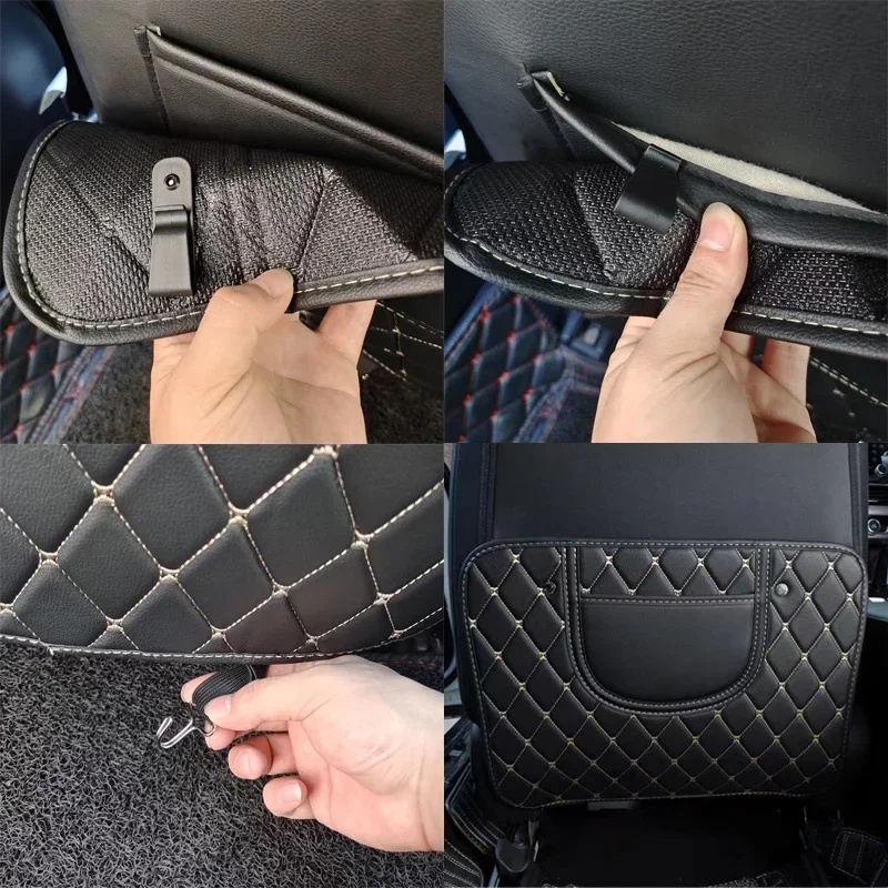 1Pcs For Chery Jaecoo J7 J8 2023 2024 Car Seat Anti Kick Pad Seat Back Protector Mat Auto Interior JaecooJ7/J8 Accessory Styling