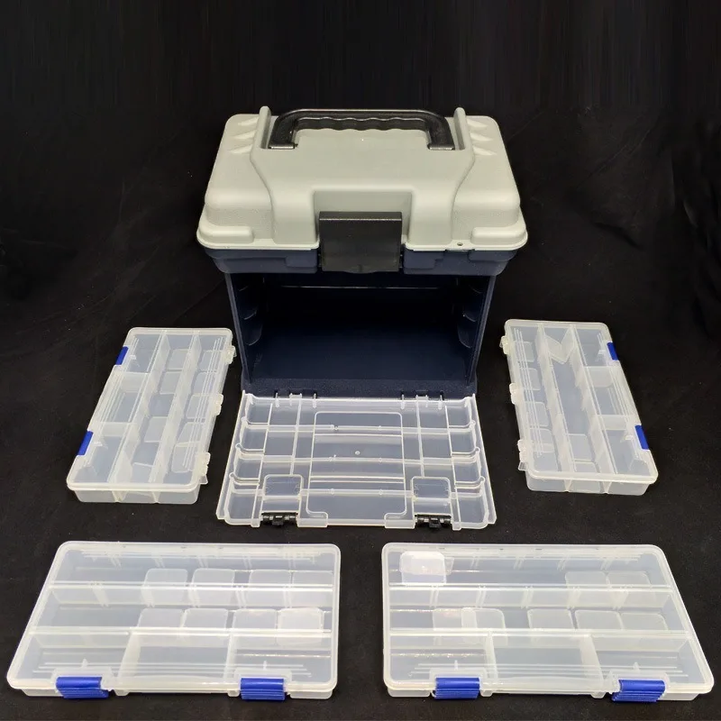 Imagem -03 - Angled Storage System 3600 Tackle Box Organizer Storage Box Guide Series