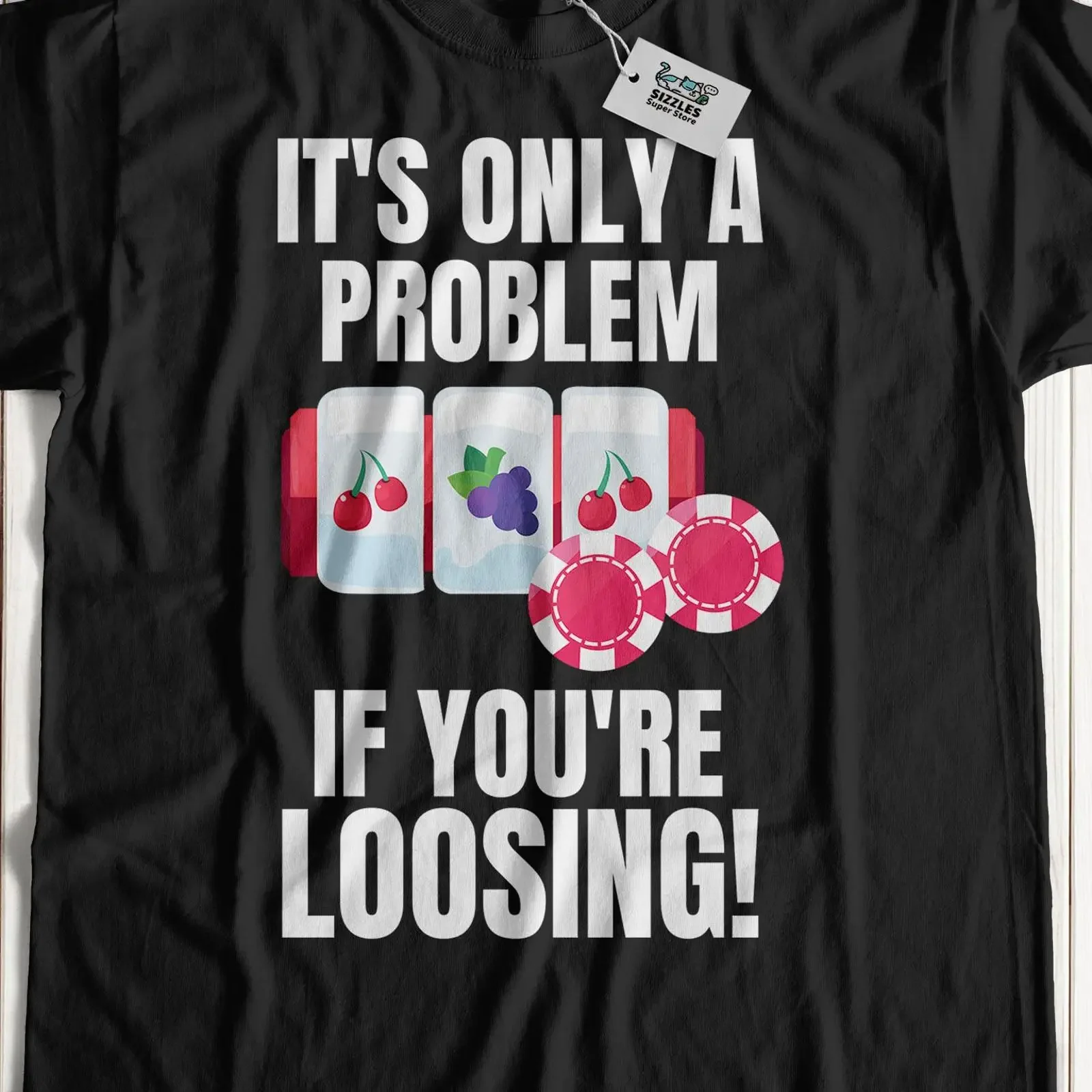 Funny Slot Machine T Shirt Slots s amp Vegas Casino vintage Washed streetwear graphic Stretched Breathable Unisex Slightly
