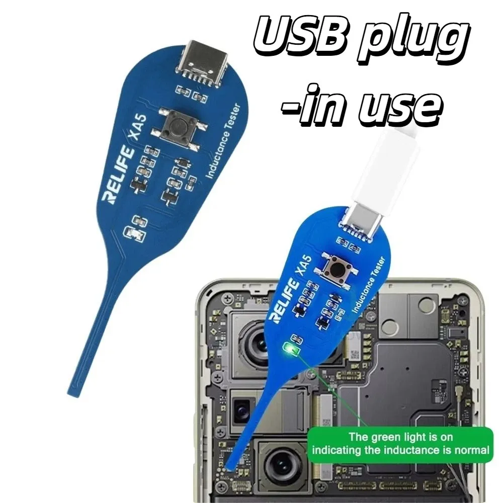 High Precision Motherboard Coil Tester Strong Stability Quick Investigation Inductor Detector Professional Hand Tool