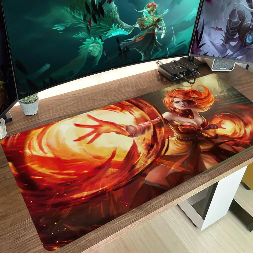 Dota 2 Mouse Pad Anime Mats Computer Mousepad Company Desk Pad Aesthetic Large Gaming Mousepads Office Mat 900x400