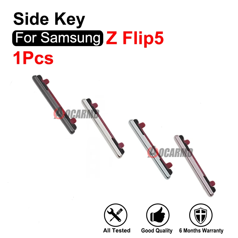 1Pcs Black/ White/ Green/ Purple Volume Side Key For Samsung Galaxy Z Flip5 F7310 Replacement Parts