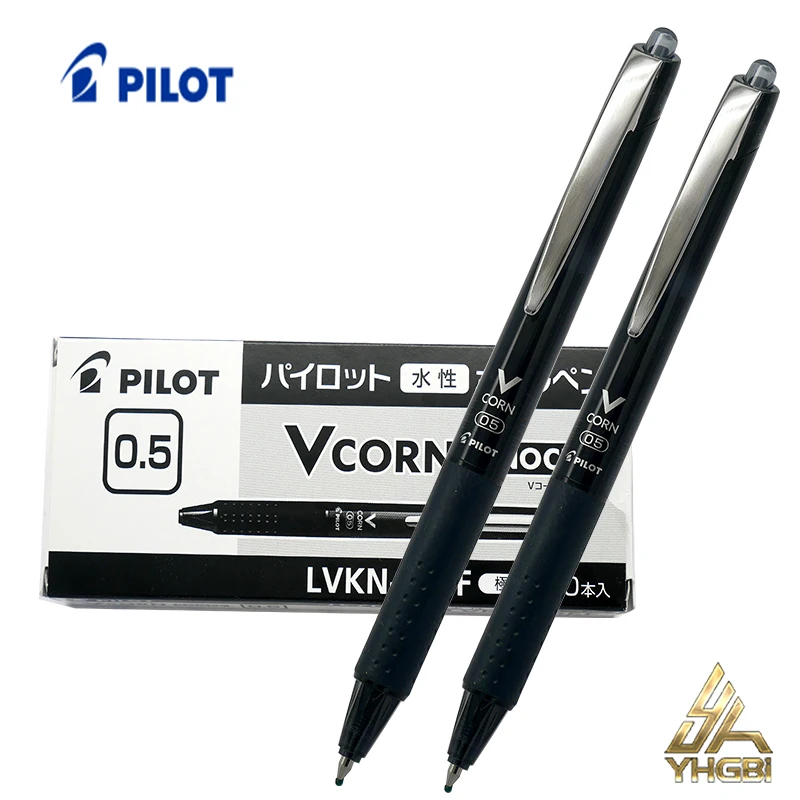 Japan Baile Vcorn press system Weibao ballpoint pen V5 water-based pen LVKN-15 signature pen PTILOT