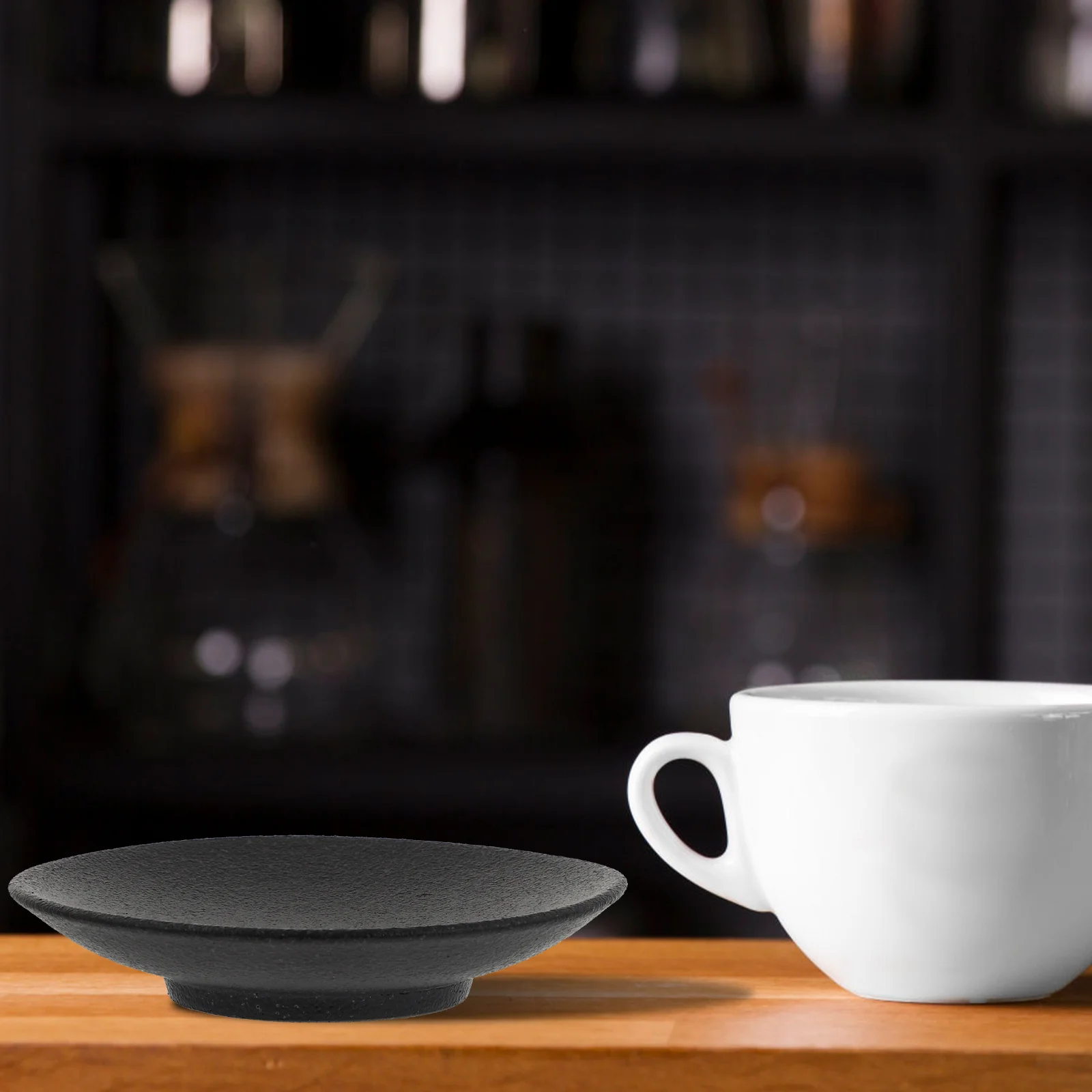 

1Pcs Ceramic Coaster Heat Insulation Decorative Cup Mat Round Kitchen Cup Place Mat for Coffee Tea Wine Glass Easy Clean