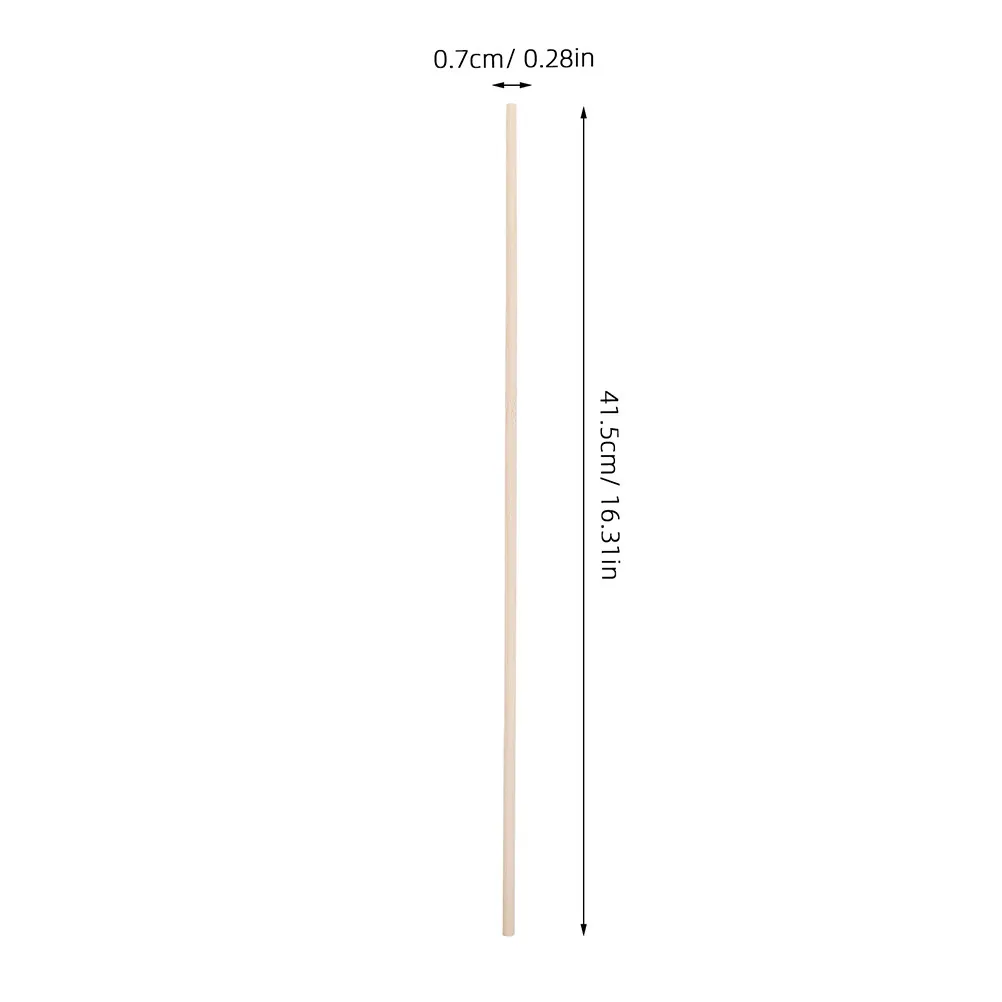 6Pcs Bamboo Frame Replacement Parts for Director Chair Canvas Support Sticks Highchair Solid Rods Easy Install Portable