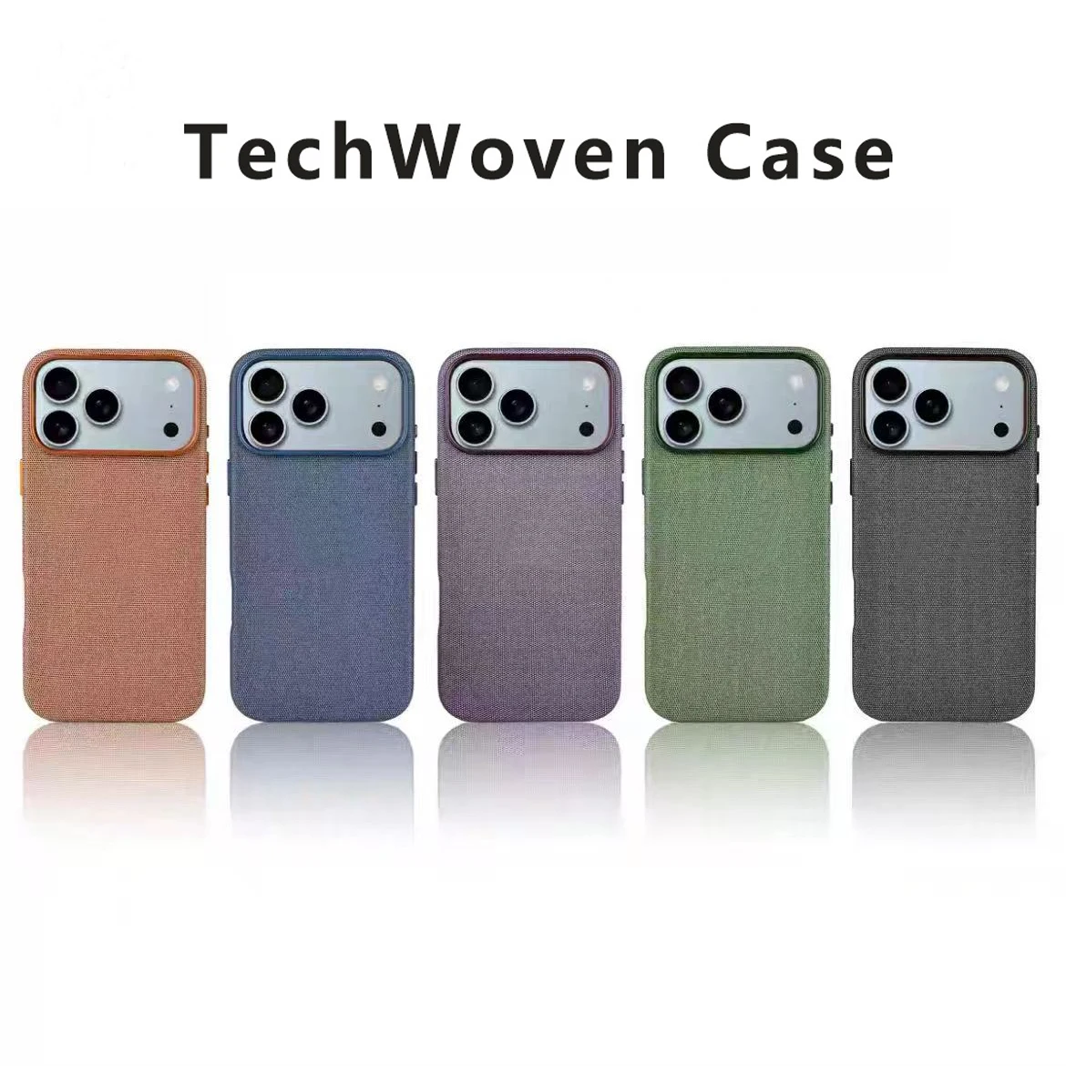 

Original Apple Techwoven With Magsafe Case For iPhone 17 Pro Max 17 Pro Wireless Charging Magnetic Cover for iPhone 17 With Box