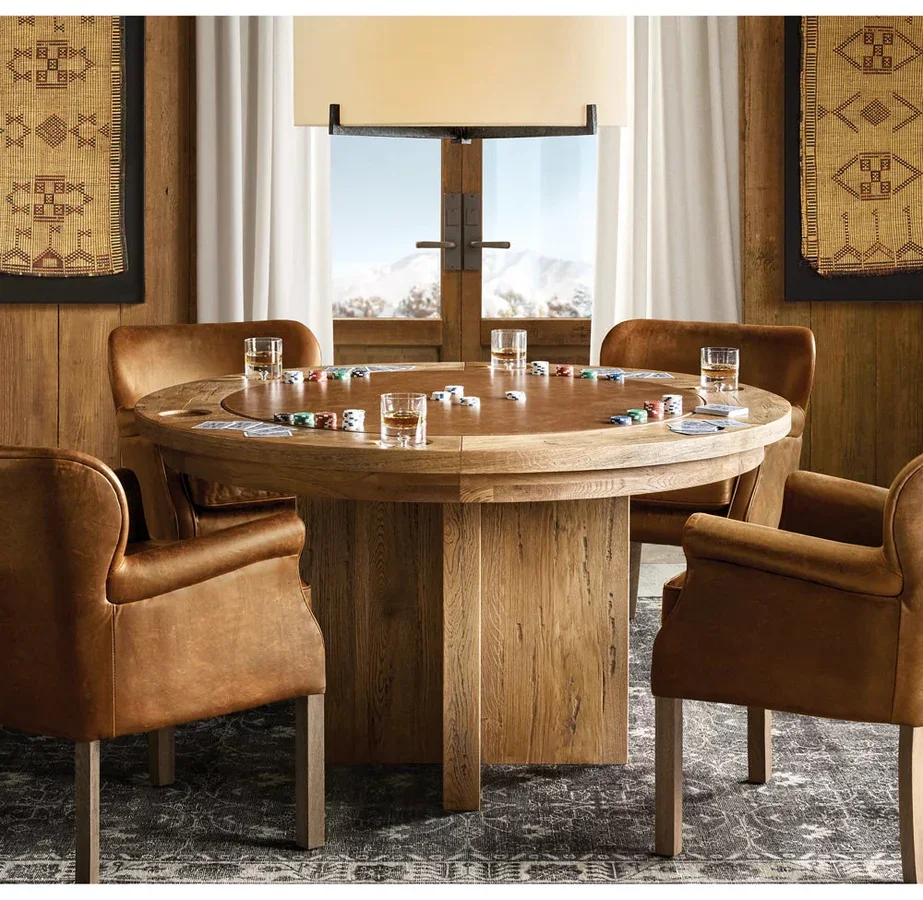 Factory Professional Casino Mesa De Poker Table Wooden with 18 Inch Roulette Table 1pc Can Custom Poker Table for Gambling Game