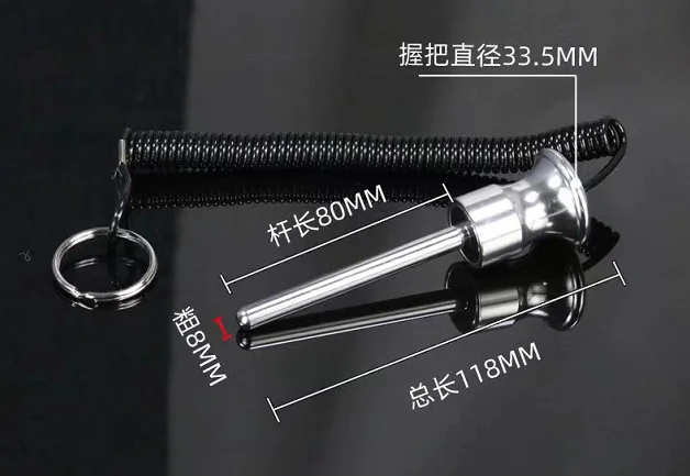 8Mm/10Mm Gym Apparatuur Gewicht Stack Pin Gewicht Pin Magnetische Gewicht Stack Pin Met Pull Touw Sterkte praktische Weightstack Pin