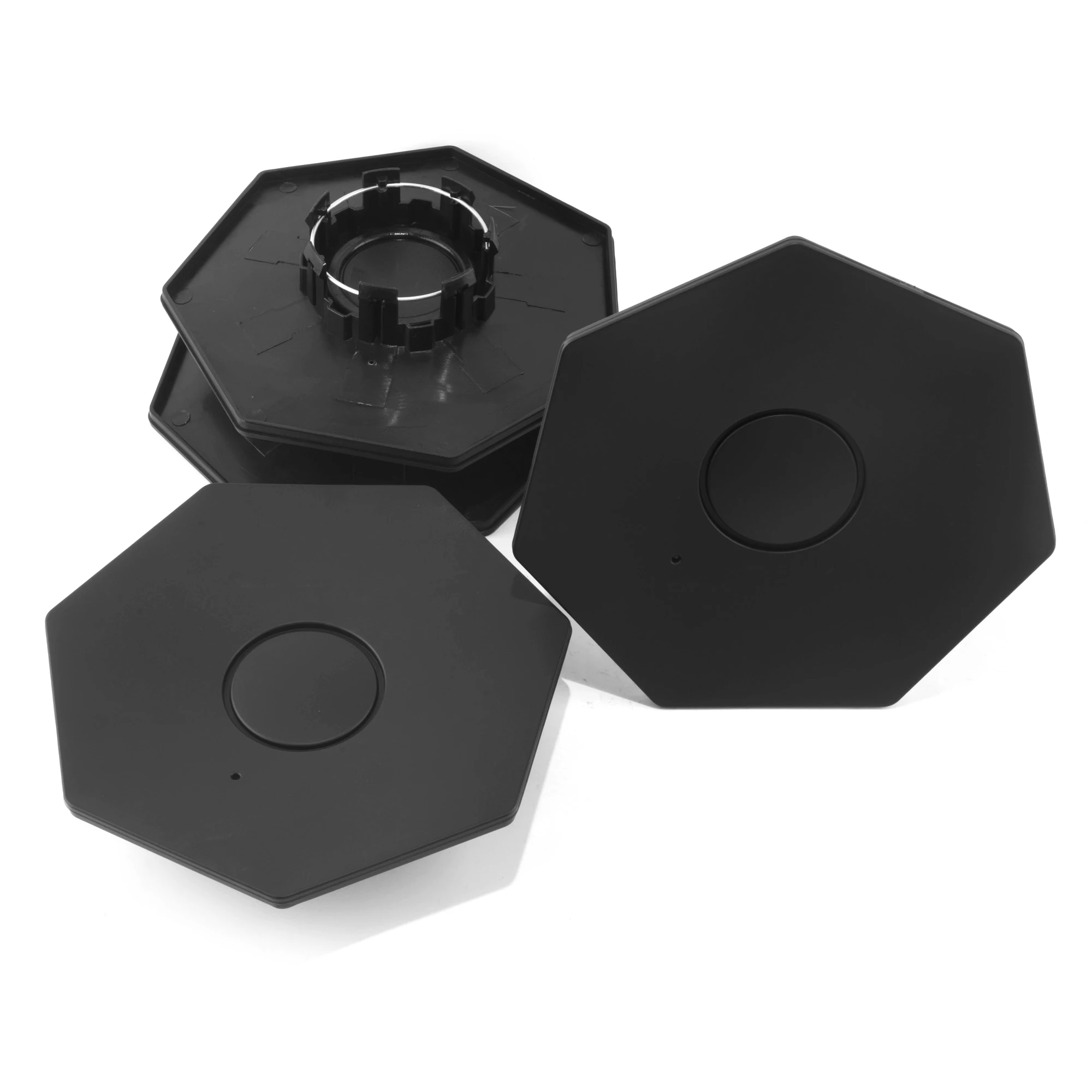 RhinoTuning-tapa central de rueda de coche, 1/4 piezas OD, 195mm/7,68 "ID 77mm/3,03", se adapta a todos los cibercamiones y cibercamiones, Tuercas OEM ABS, 2024