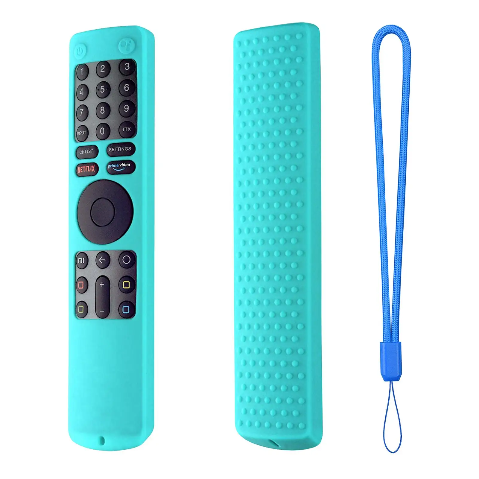 Remote Control Case For Xiaomi Mi 4S TV Remote Cover Silicone Protective Shockproof Protector With Lanyard Control Holder