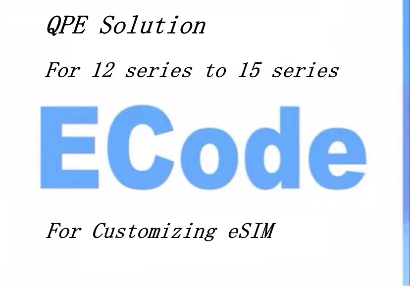 qpe solution ecode F​or Iphone12 to 15promax