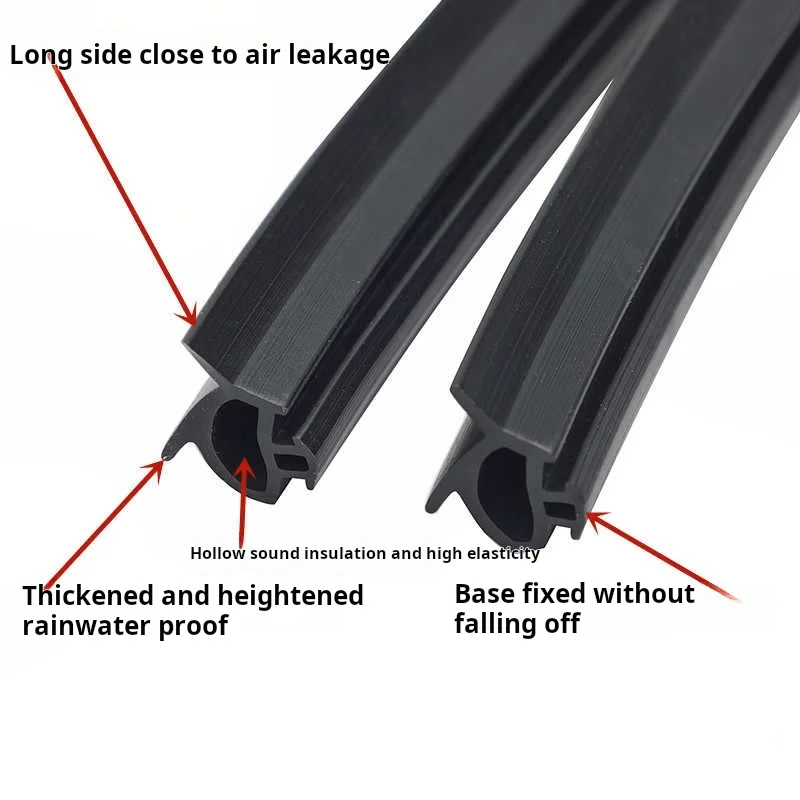 4M POK Broken Aluminum Window Soundproof Adhesive Strip Door Window Frame Fan Sealing Strip Waterproof Windproof