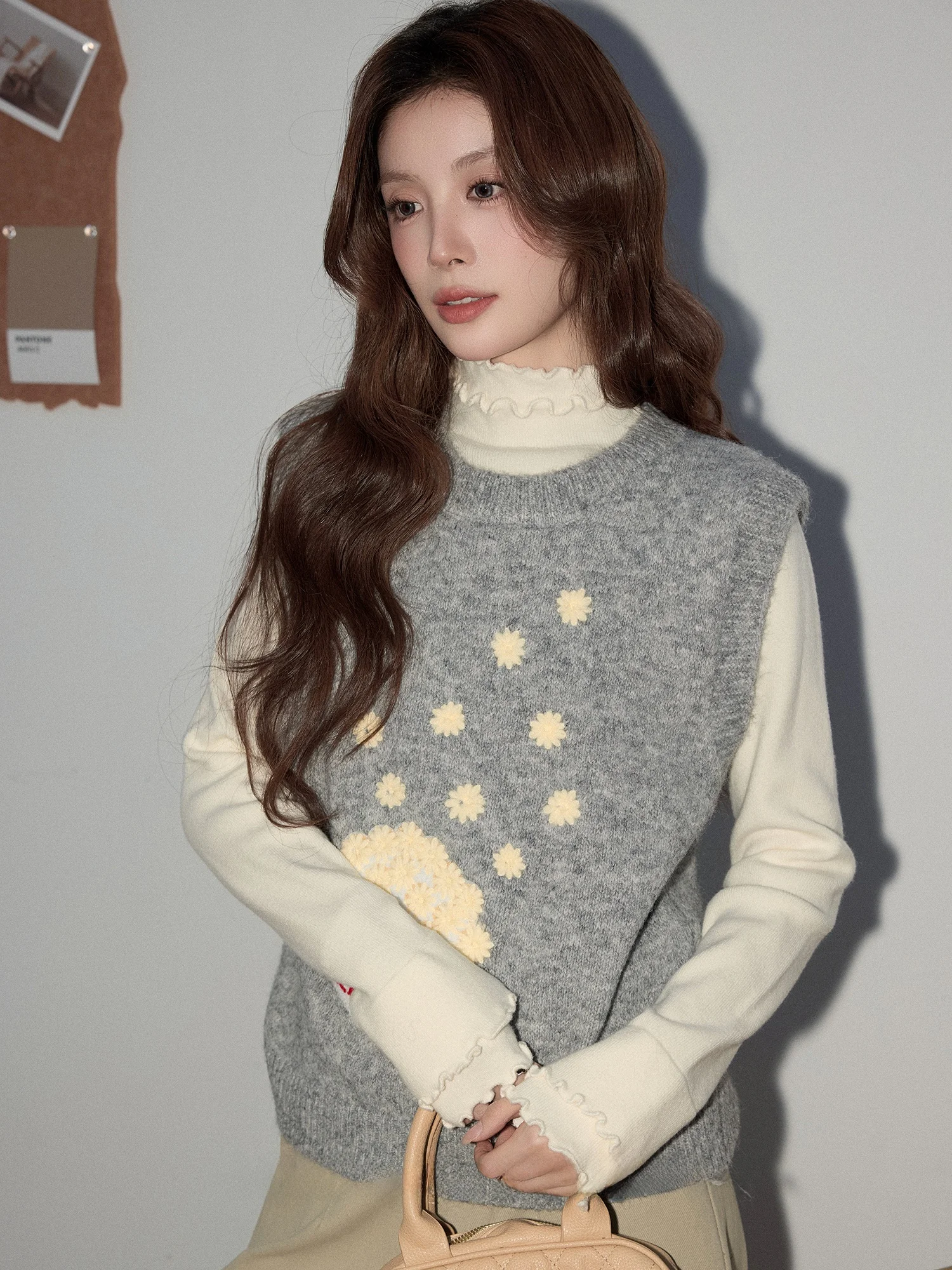 

Легкий вязаный жилет для женщин, осенне-зимний, утепленный, без рукавов, с круглым вырезом, без застежки на пуговицы