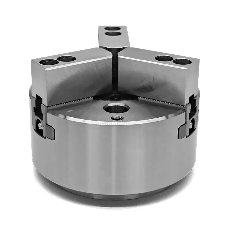 High-Speed 10inch Hydraulic CNC Lathe Chuck High-Precision 8-Jaw Hollow Oil Pressure Power Chuck Machine Tools Accessories