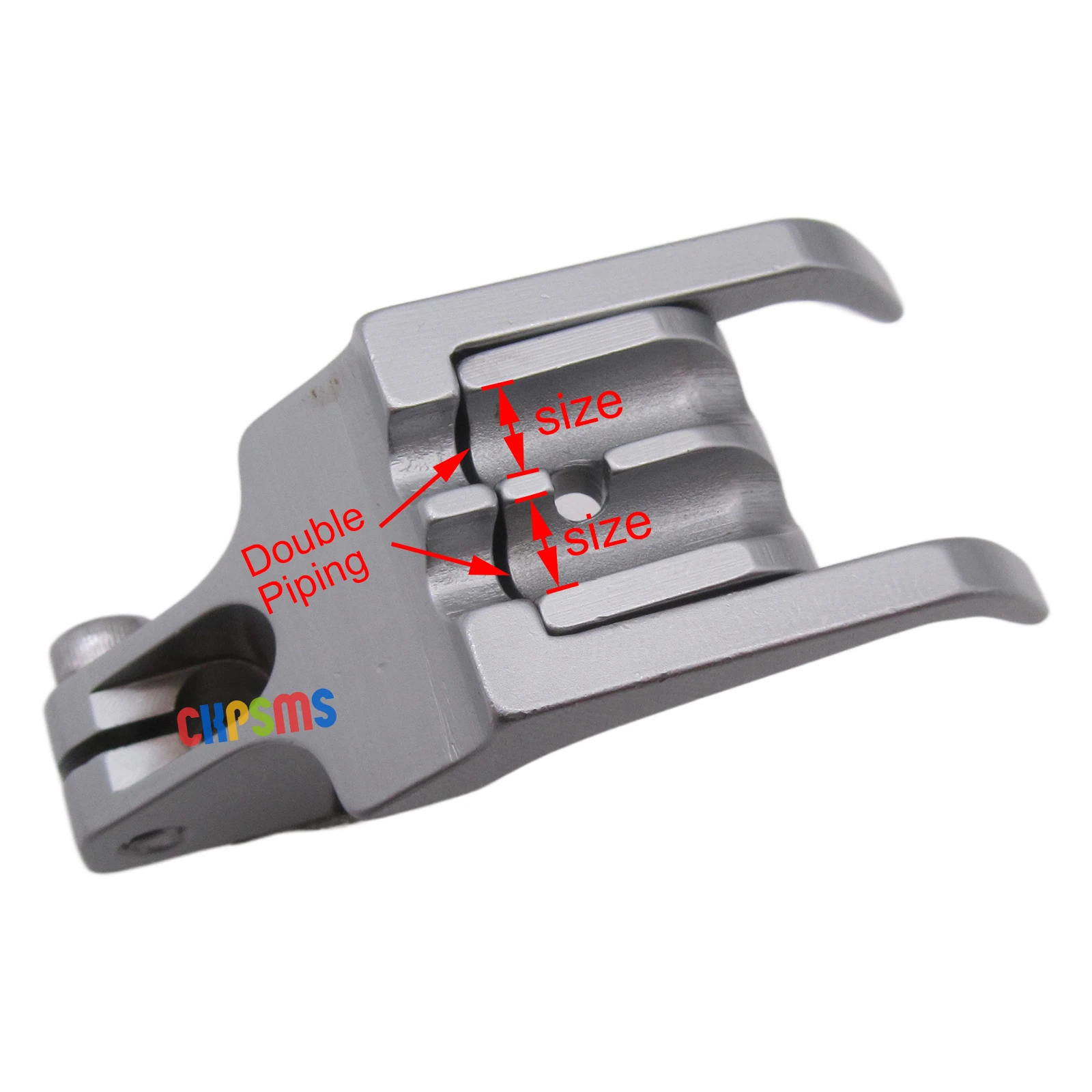 1SET #GCKP367PD Double Piping Groove Foot For Durkopp Adler 367 467 767 1767 Juki LU-2210 Sewing