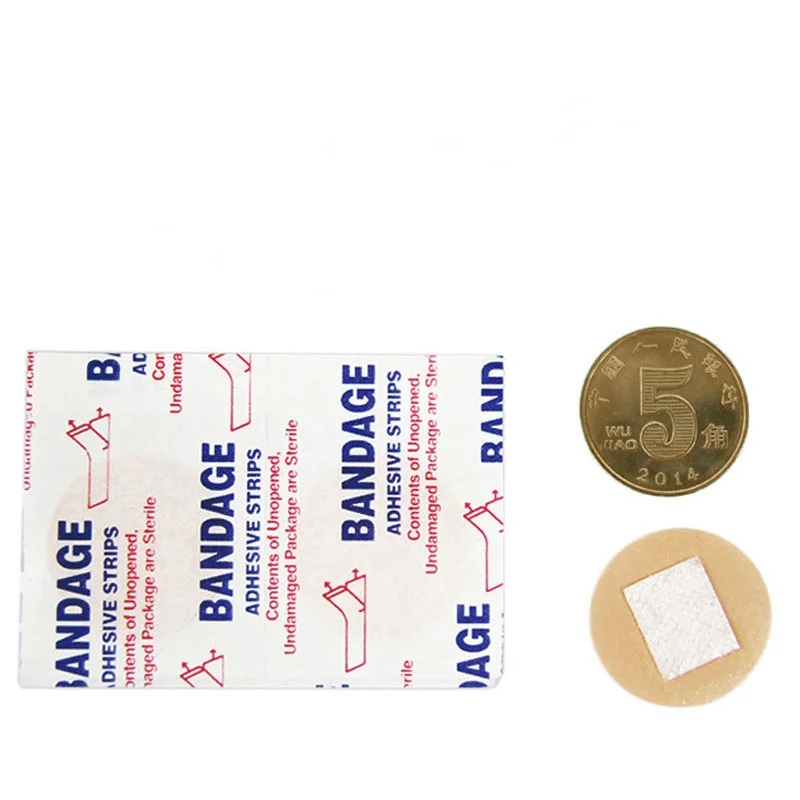 100 pçs/lote Rodada À Prova D' Água Woundplast Band Aid Esportes Ao Ar Livre Hemostasia Fita Médica Bandagem de Primeiros Socorros Bandaid