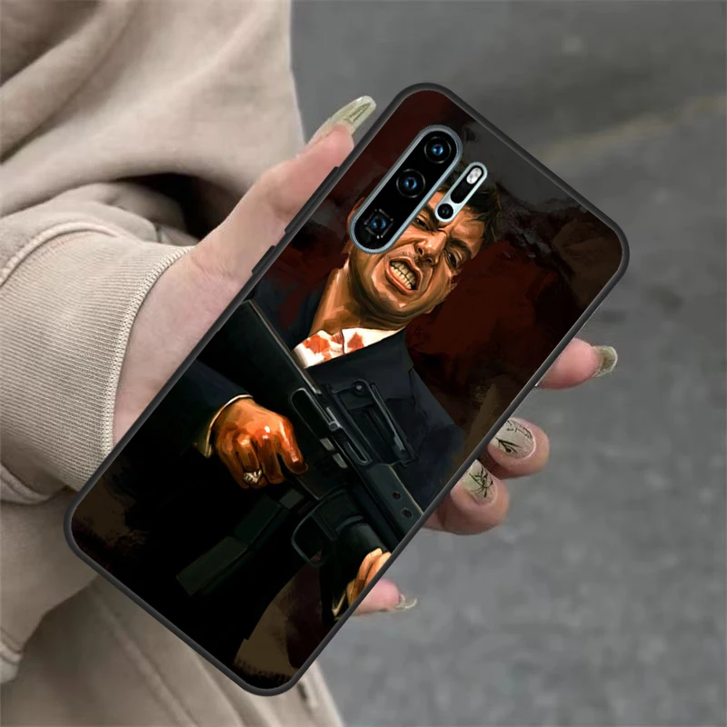 Tony Montana Scarface Al Pacino Case For Huawei P40 Lite P20 P30 Nova 11 Pro 9 10 SE 3i 7i 11i 5T Y60 Y61 Y70 Y90 Y91 Cover