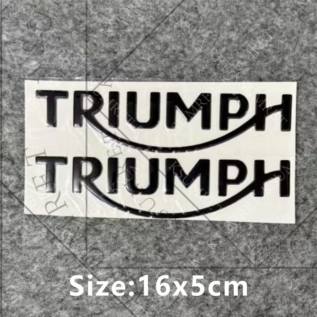 For Triumph Sticker 3D Logo Motorcycle Decal Tank Emblem image 2