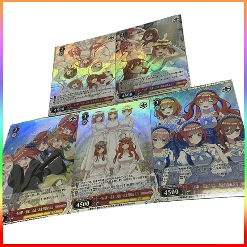 The Quintessential Quintuplets DIY ACG Rough Foil Craft Boy Comic Collection Card A Set of Five Favorite Giftchristmas Birthdays