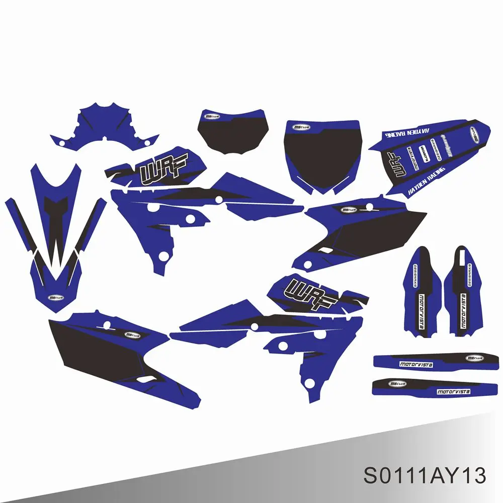 For Yamaha WR250F WRF250 2015 2016 2017 2018 2019 WR450F WRF450 2016 2017 2018 Graphics Decals Stickers Background