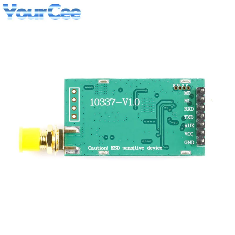 Módulo inalámbrico LoRa RF Wifi, E32-433T30D SX1278, 433MHZ, UART, 100mW, puerto serie, módulo TX RX, interfaz de antena de SMA-K