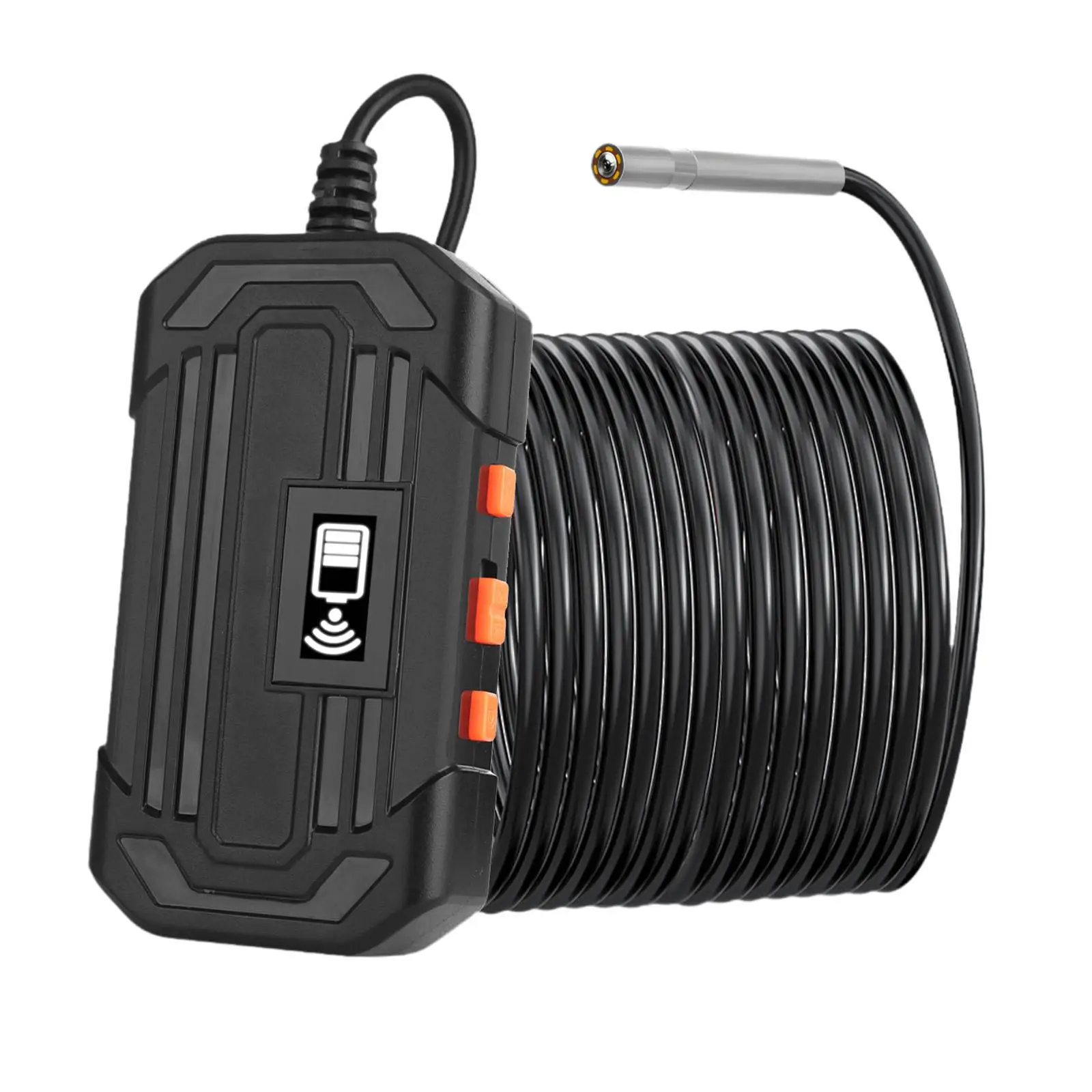 Endoscope Camera with Light 3.9mm Lens 5cm~500cm 4H 70 Degrees Viewing Angle 2 Million Pixels 6 LEDs Inspection Camera Accessory