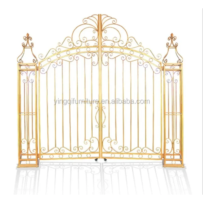 ديكور مرحلة الزفاف بوابة معدنية فرنسية #2