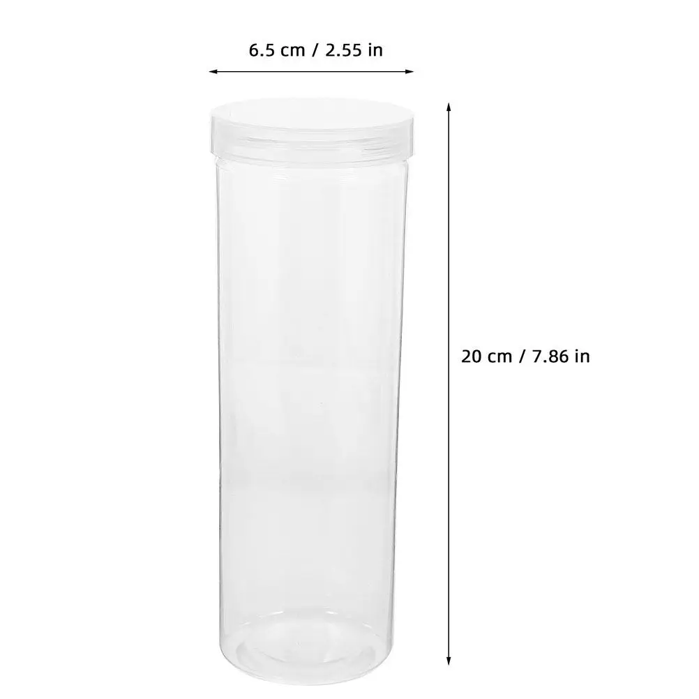4Pcs Sturdy Plastic Pen Holder Transparent Design Upright Pencil Storage Space Saving Desktop Organizer for Office Home School