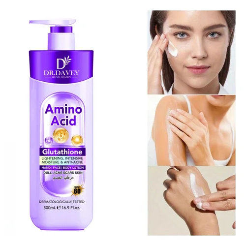 Imagen 2 del producto Dr.DAVEYGlutathione Body lotionLoción corporal hidratante y humectante de gran capacidad, refrescante y no grasa, con fragancia duradera, que nutre la piel.